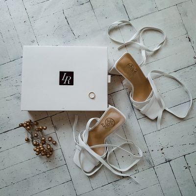 White High Heels & Shoebox