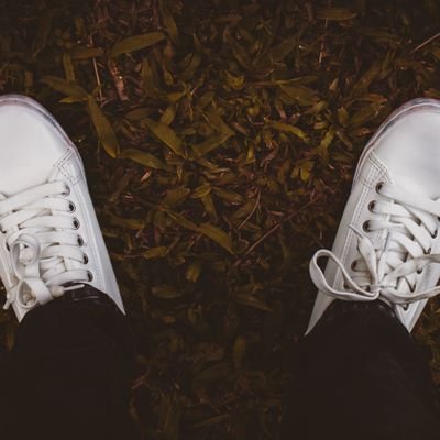 White Outdoor Casual Sneakers